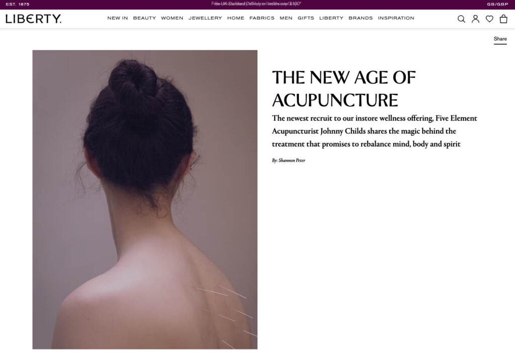 Liberty Johnny Childs | Leading Acupuncturist London copy